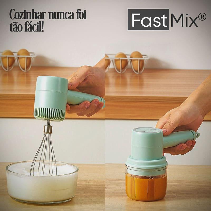 Batedeira e Multiprocessador Portátil 3 em 1 FastMix®