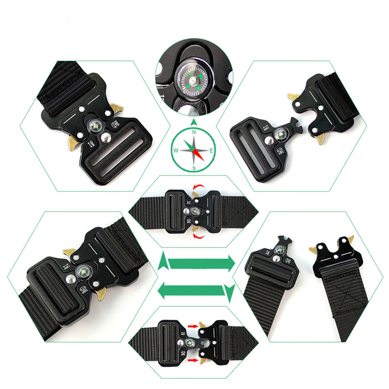 Cinto Tático Militar com Bússola  e Brinde