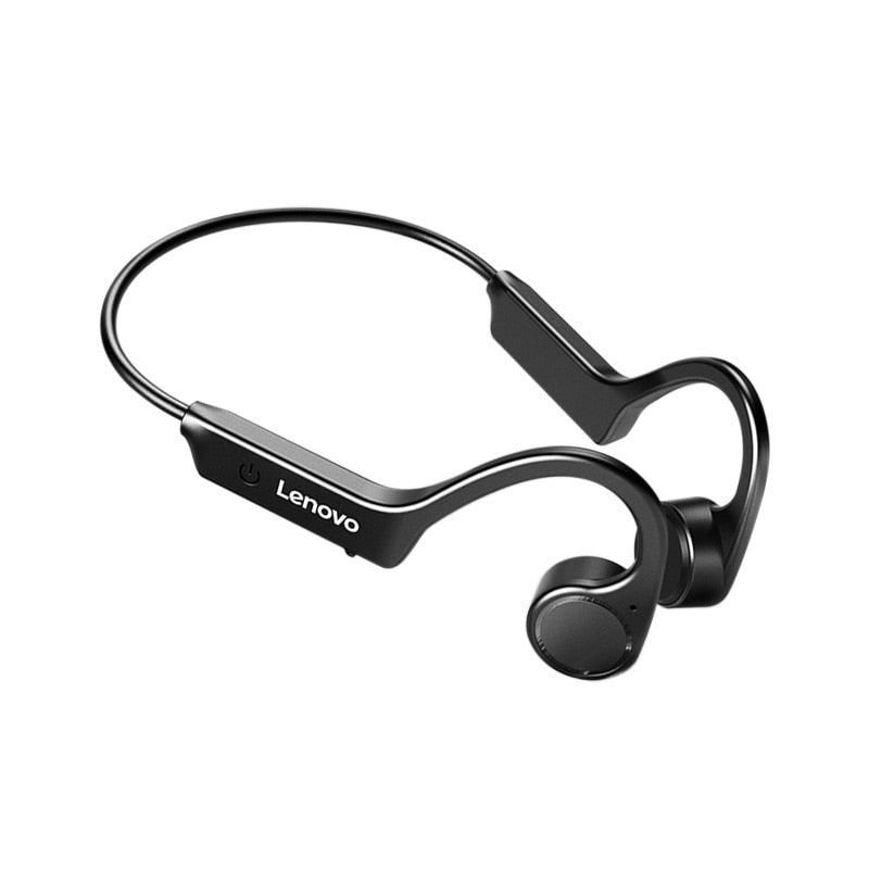 Fone Bluetooth Lenovo X4 por Condução Óssea, Leve e Ideal para Esportes