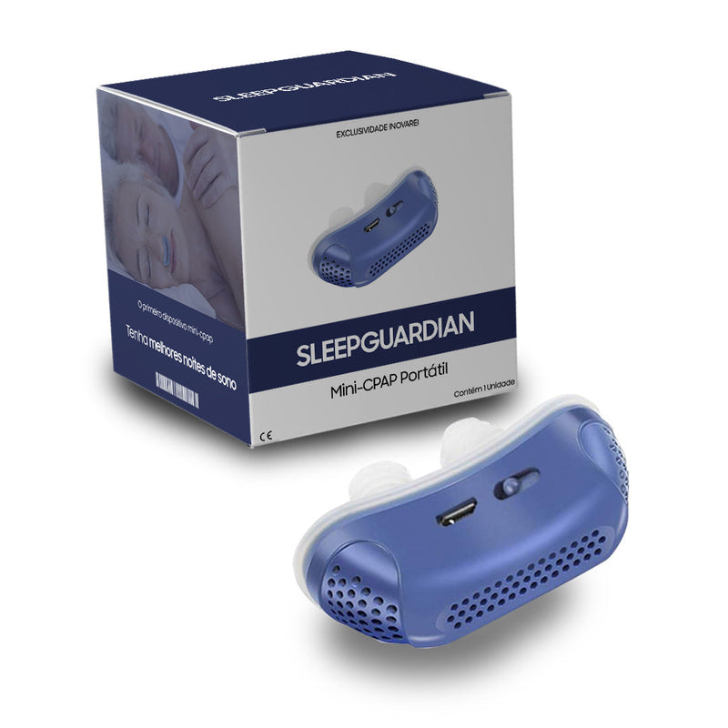 Dispositivo Eletrônico Mini-CPAP Anti-Roncos SleepGuardian®