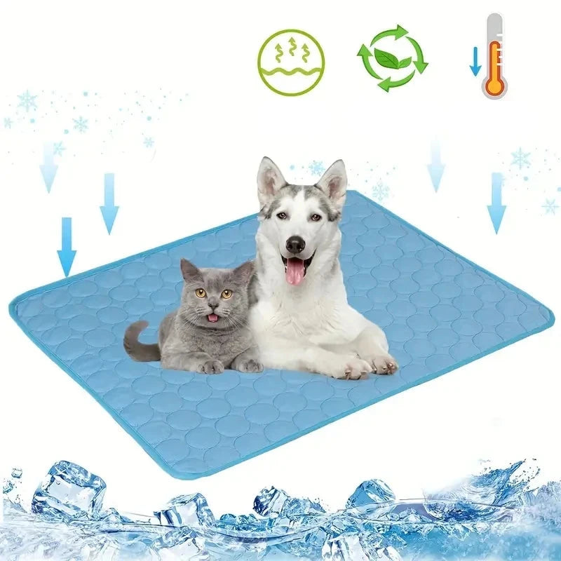 Tapete Refrescante TopFresh para Cães e Gatos – Manta Refrescante e Durável para Pets de Todos os Tamanhos