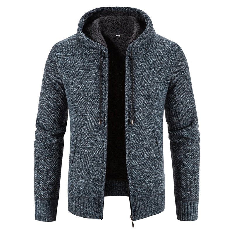 Casaco Masculino de Inverno com Capuz WarmFit®