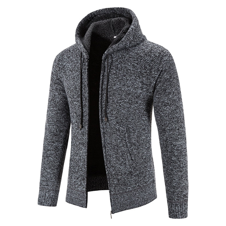 Casaco Masculino de Inverno com Capuz WarmFit®