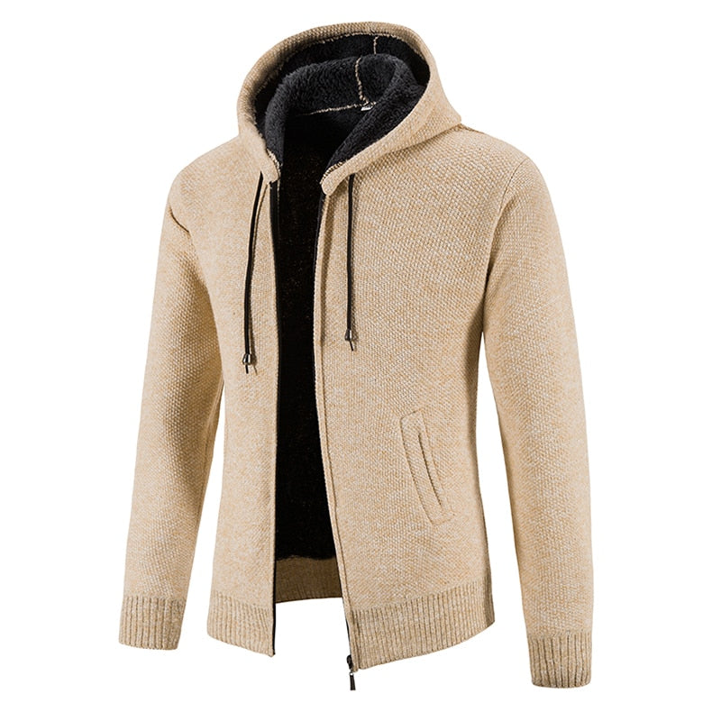 Casaco Masculino de Inverno com Capuz WarmFit®