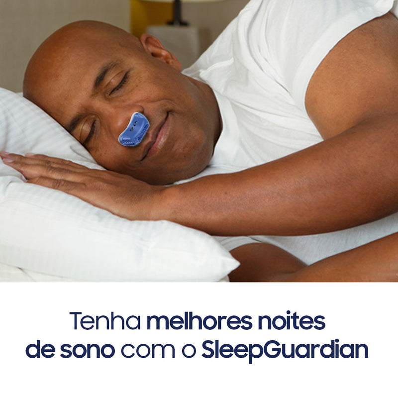 SLEEPGUARDIAN® - O PRIMEIRO DISPOSITIVO ELETRÔNICO MICRO-CPAP PRO® - SEM TUBO, SEM MÁSCARA E SEM FIOS