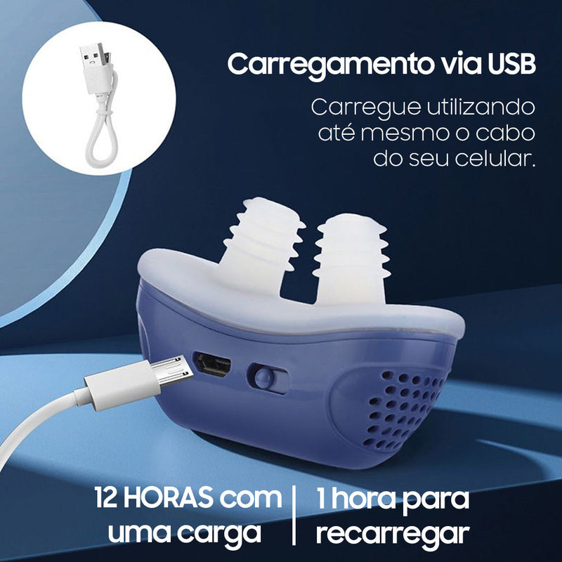 Dispositivo Eletrônico Mini-CPAP Anti-Roncos SleepGuardian® Original