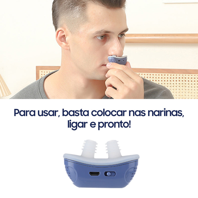 SLEEPGUARDIAN® - O PRIMEIRO DISPOSITIVO ELETRÔNICO MICRO-CPAP PRO® - SEM TUBO, SEM MÁSCARA E SEM FIOS