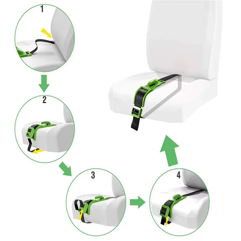 Extensor de Cinto Automotivo Universal  Secure® , Segurança e Conforto para Gestantes