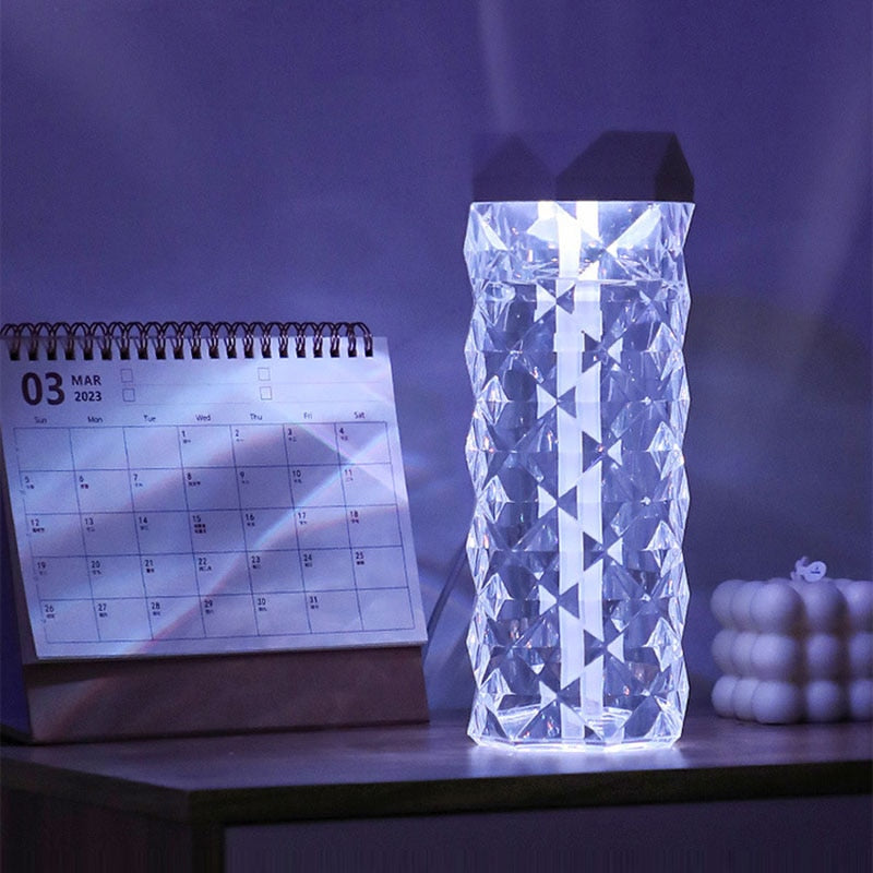 Umidificador Luminária Cristal Portátil CrystalAir