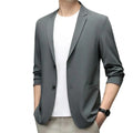 Blazer Casual SandWood em Seda Gelo