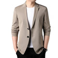 Blazer Casual SandWood em Seda Gelo