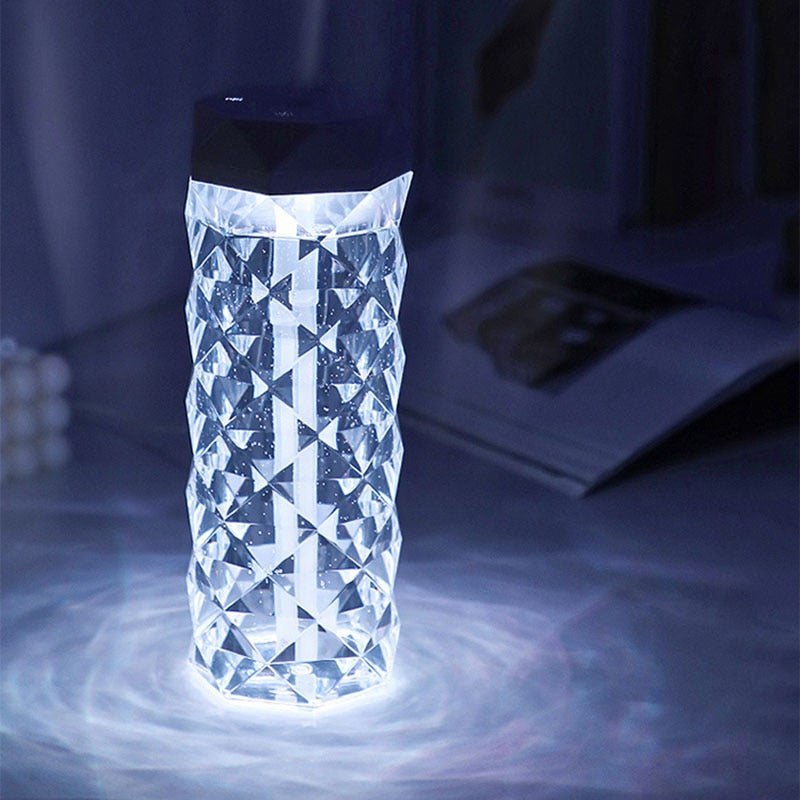 Umidificador Luminária Cristal Portátil CrystalAir